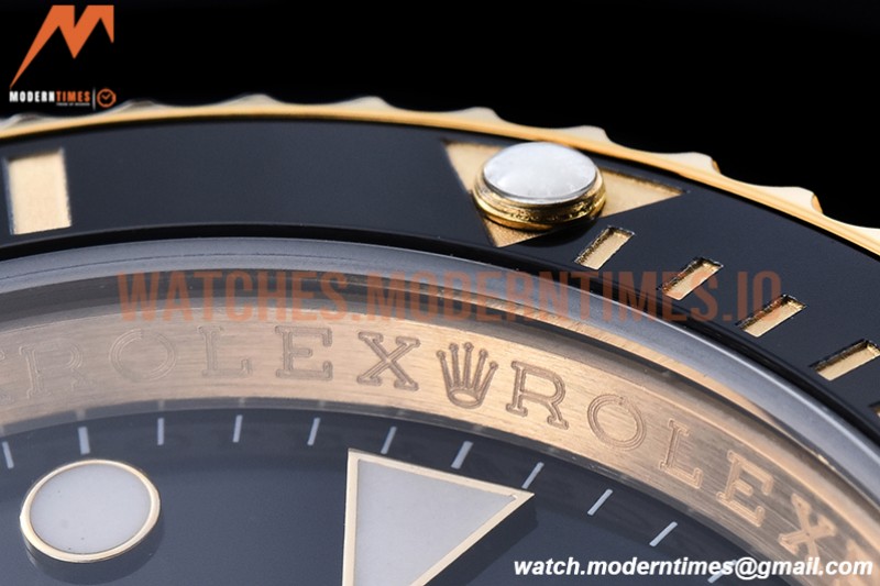 Rolex - Submariner 116618LN Wrp 904 YG/YG Black KF VR3135