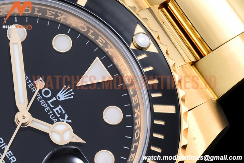 Rolex - Submariner 116618LN Wrp 904 YG/YG Black KF VR3135