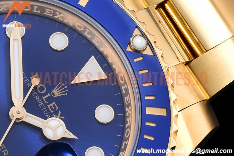 Rolex - Submariner 116618LB Wrp 904 YG/YG Blue KF VR3135