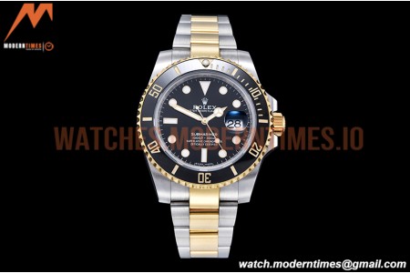 Rolex - Submariner 116613LN Wrp 904 YG/SS Blk KF VR3135