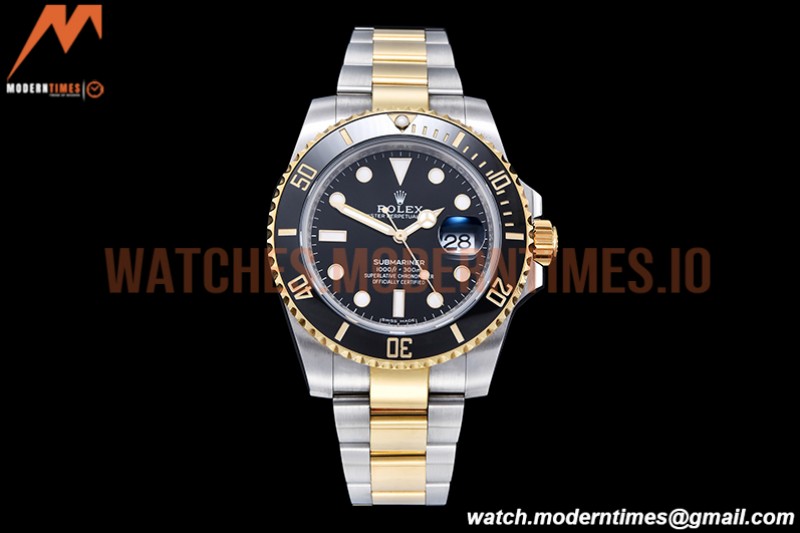 Rolex - Submariner 116613LN Wrp 904 YG/SS Blk KF VR3135
