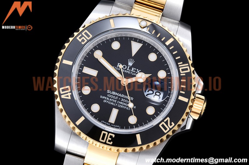 Rolex - Submariner 116613LN Wrp 904 YG/SS Blk KF VR3135