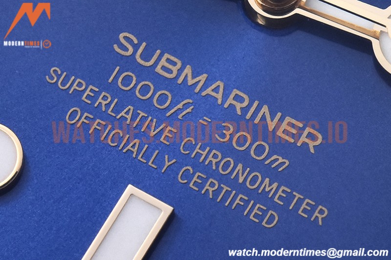 Rolex - Submariner 116613LB Wrp 904 YG/SS Blue KF VR3135
