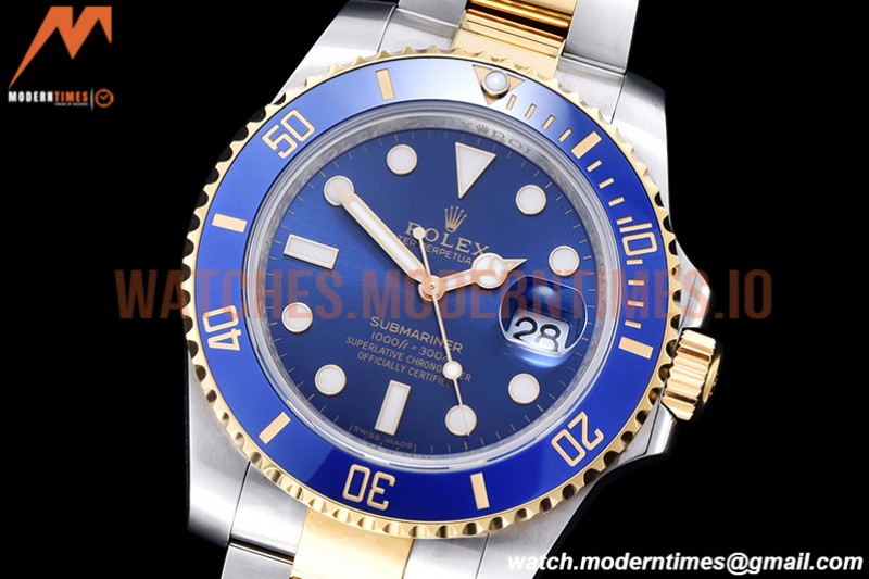 Rolex - Submariner 116613LB Wrp 904 YG/SS Blue KF VR3135