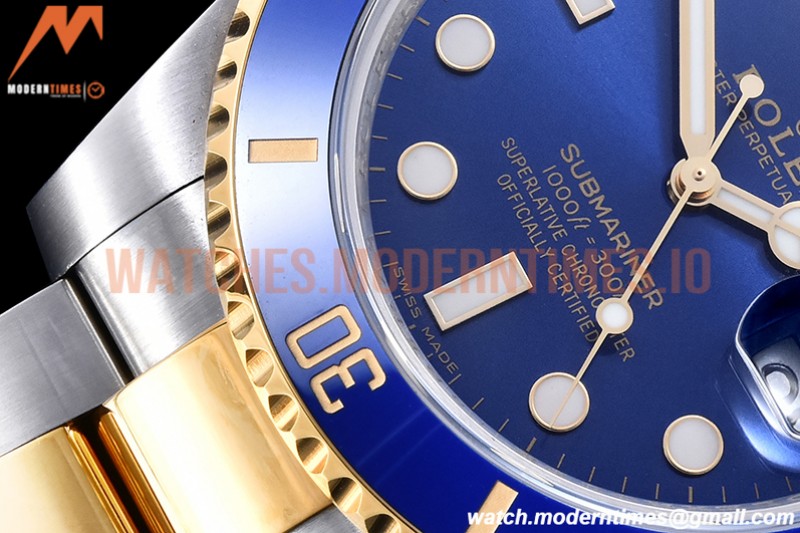 Rolex - Submariner 116613LB Wrp 904 YG/SS Blue KF VR3135