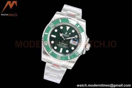 Rolex - Submariner 40mm 116610LV 316L SS/SS Green V2 EWF A3135