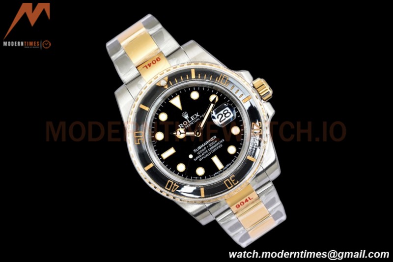 Rolex - Submariner 40mm 116613LN 316L YG/SS Black V2 EWF A3135