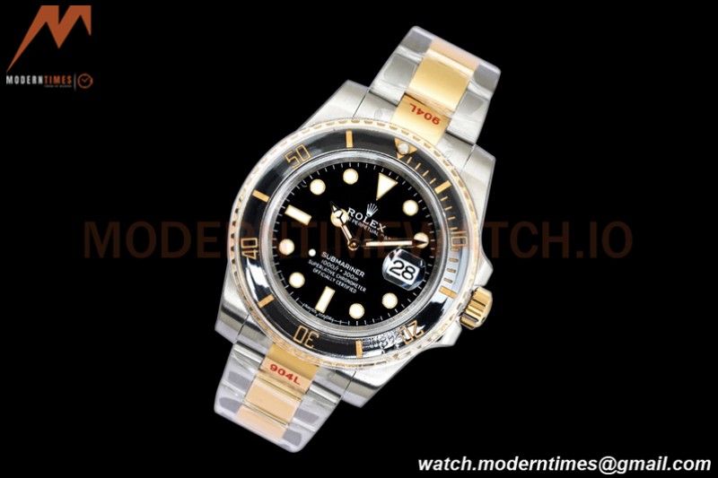 Rolex - Submariner 40mm 116613LN 316L YG/SS Black V2 EWF A3135