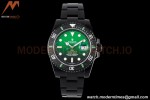 Rolex - Submariner Parakeet 40mm 904L DLC/DLC Green/Black DIWF A3135