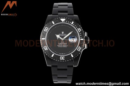 Rolex - Submariner Ghost 40mm 904L DLC/DLC Black DIWF A3135