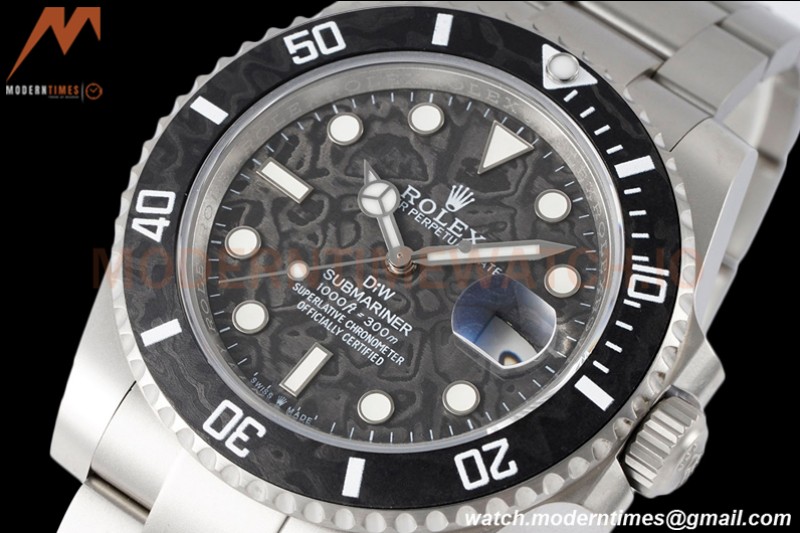 Rolex - EOC Submariner 40mm 904L TI/TI Carbon Black DIWF A3135