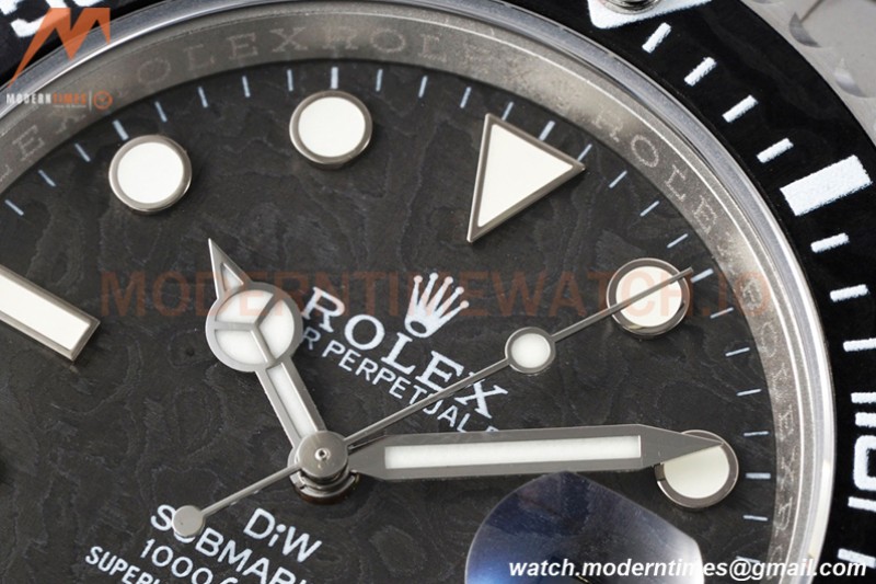 Rolex - EOC Submariner 40mm 904L TI/TI Carbon Black DIWF A3135