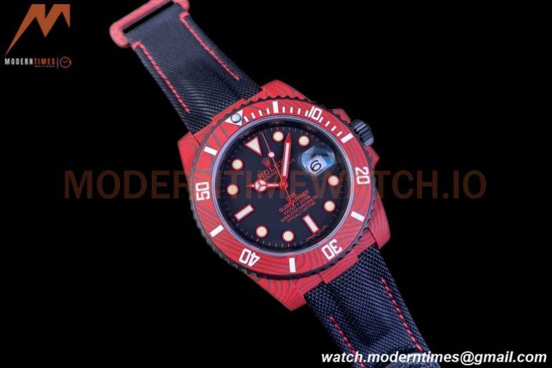 Rolex - Submariner DiW Red Carbon 40mm FC/NY Red VSF VS3135