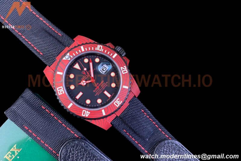 Rolex - Submariner DiW Red Carbon 40mm FC/NY Red VSF VS3135