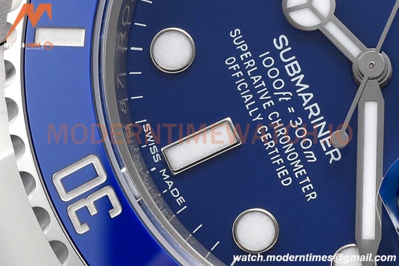 Rolex - Submariner 40mm 116619LB 904L SS/SS Blue VSF VS3135