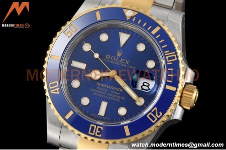 Rolex - Submariner 40mm 116613LB 904L YG/SS Blue VSF VS3135