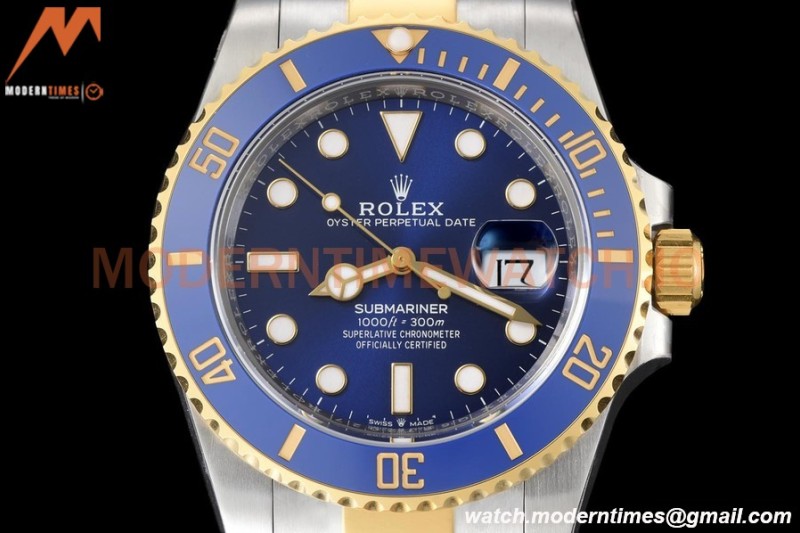 Rolex - Submariner 41mm 126613LB 904L YG/SS Blue VSF VS3235