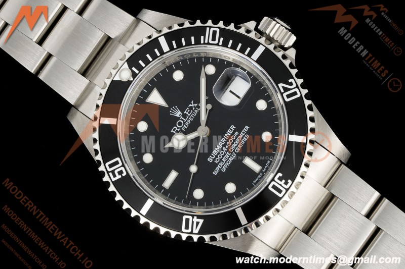 Rolex - Submariner Vintage 16610LN 904L SS/SS Black TMF VR3135