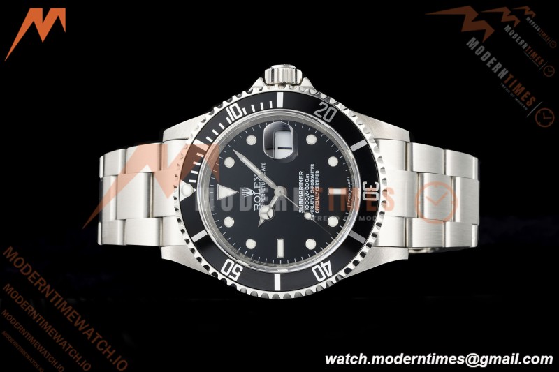 Rolex - Submariner Vintage 16610LN 904L SS/SS Black TMF VR3135