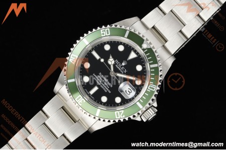 Rolex - Submariner Vintage 16610LV 904L SS/SS Black Plain Rehaut TMF VR3135