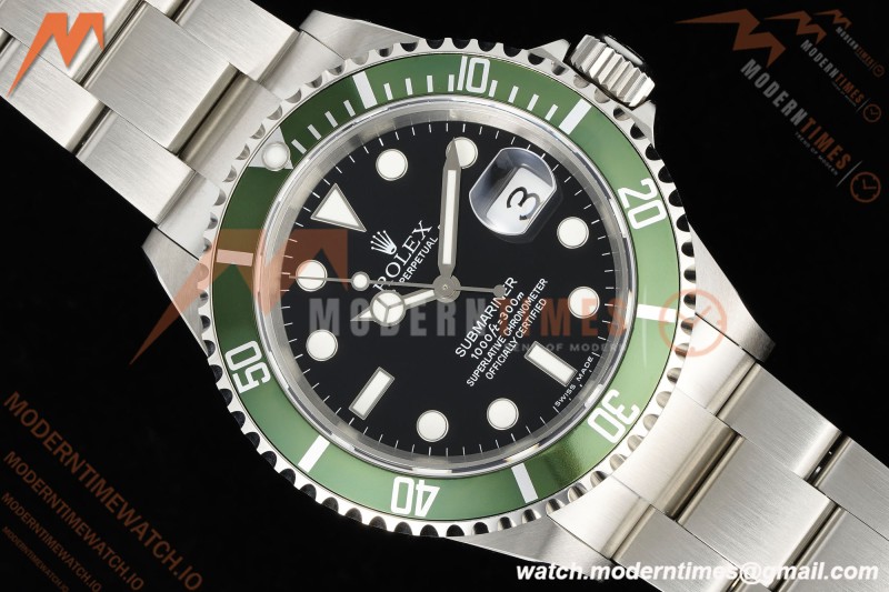 Rolex - Submariner Vintage 16610LV 904L SS/SS Black Plain Rehaut TMF VR3135 | 롤렉스 - 서브머리너 빈티지 16610LV 904L SS/SS 블랙 플레인 르호 TMF VR3135