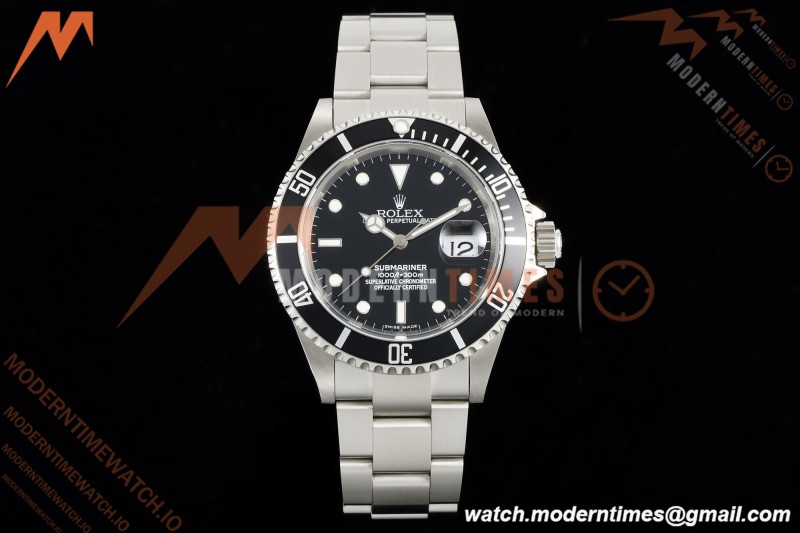 Rolex - Submariner Vintage 16610LN 904L SS/SS Black Plain Rehaut TMF VR3135 | 롤렉스 - 서브머리너 빈티지 16610LN 904L SS/SS 블랙 플레인 르호 TMF VR3135