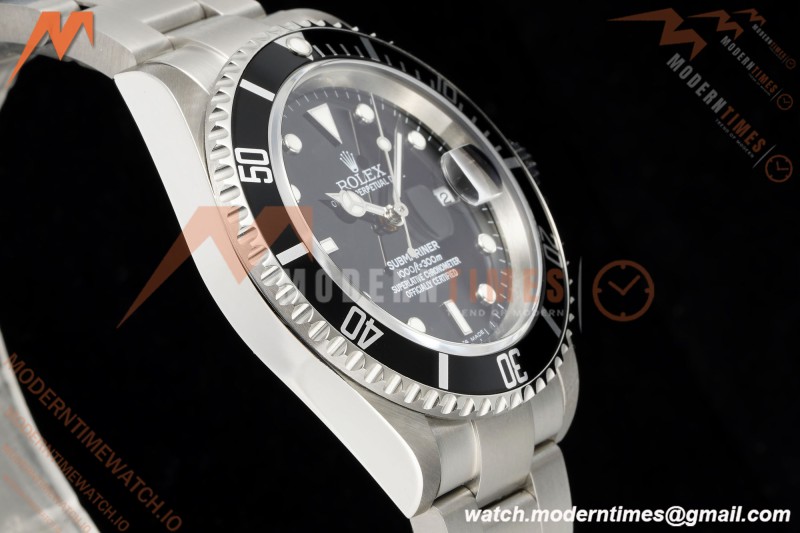 Rolex - Submariner Vintage 16610LN 904L SS/SS Black Plain Rehaut TMF VR3135 | 롤렉스 - 서브머리너 빈티지 16610LN 904L SS/SS 블랙 플레인 르호 TMF VR3135