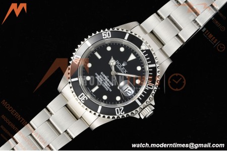 Rolex - Submariner Vintage 16610LN 904L SS/SS Black Plain Rehaut TMF VR3135