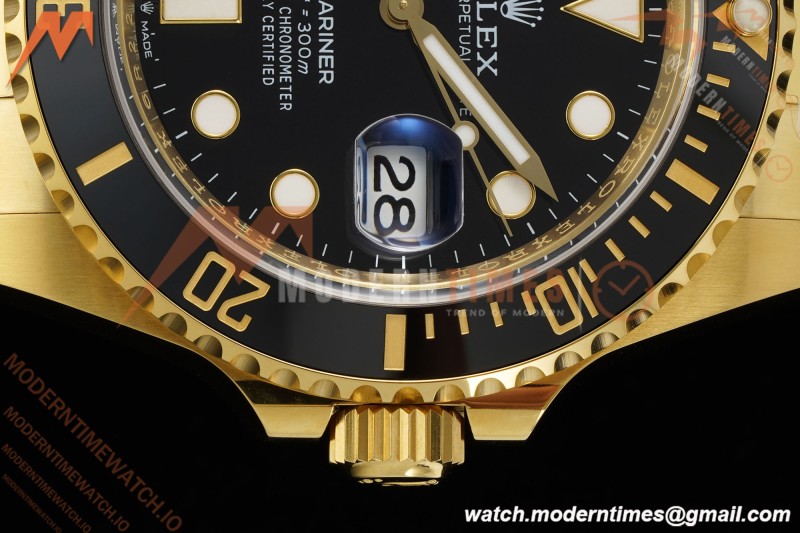 Rolex - Submariner 126618LN 904L 41mm YG/YG Black THBF SH3235