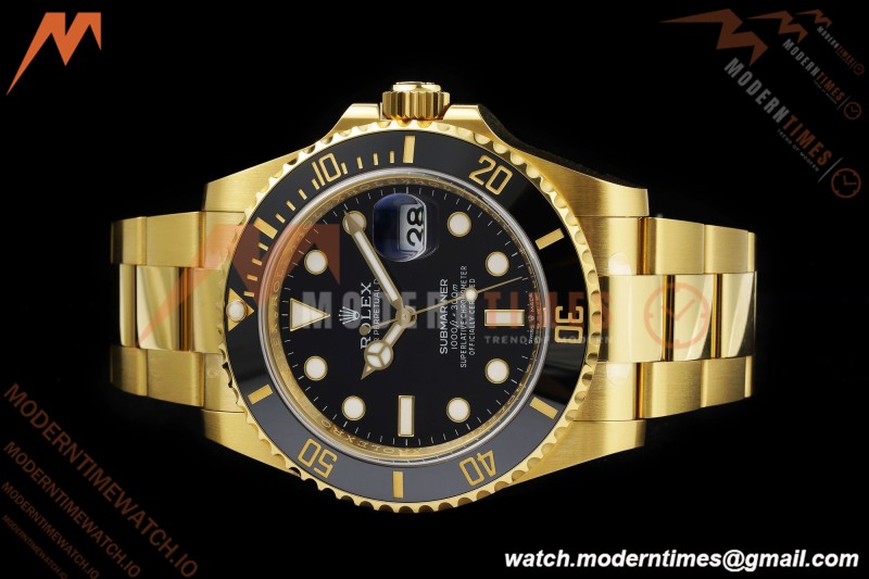 Rolex - Submariner 126618LN 904L 41mm YG/YG Black THBF SH3235