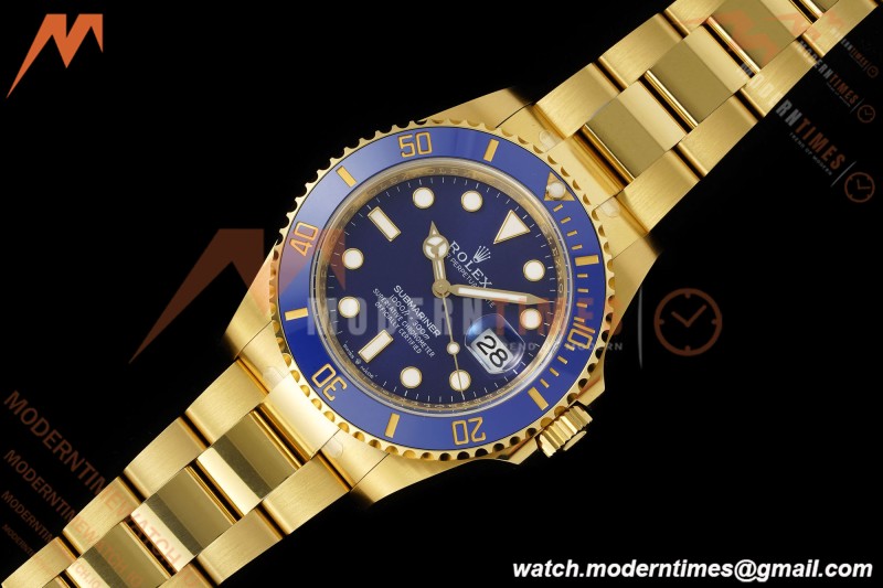 Rolex - Submariner 126618LB 904L 41mm YG/YG Blue THBF SH3235