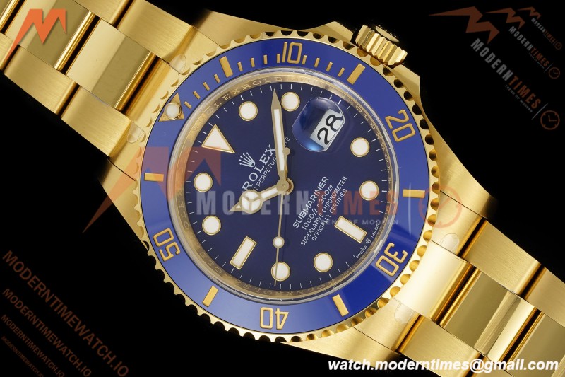 Rolex - Submariner 126618LB 904L 41mm YG/YG Blue THBF SH3235