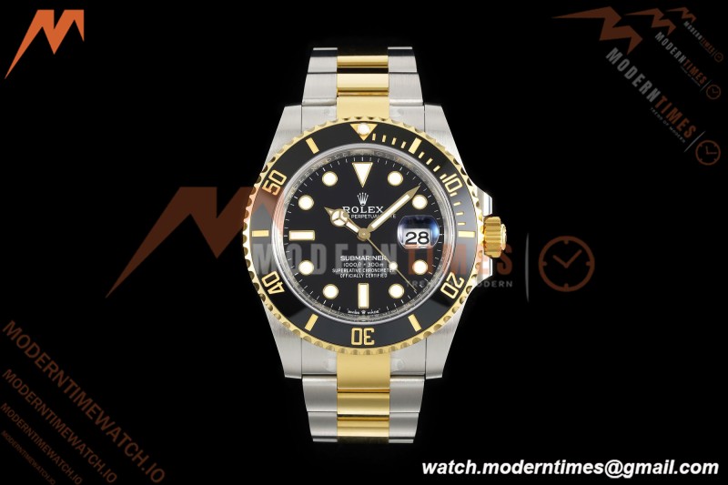 Rolex - Submariner 126613LN 904L 41mm YG/SS Black THBF SH3235
