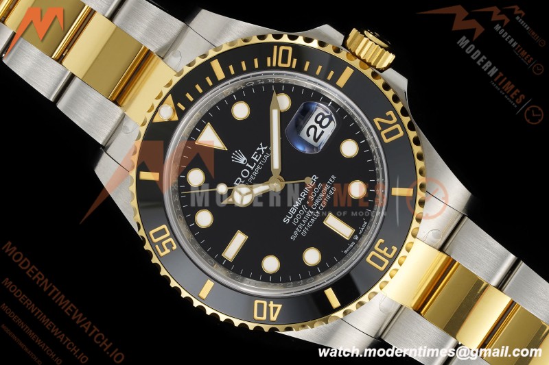 Rolex - Submariner 126613LN 904L 41mm YG/SS Black THBF SH3235