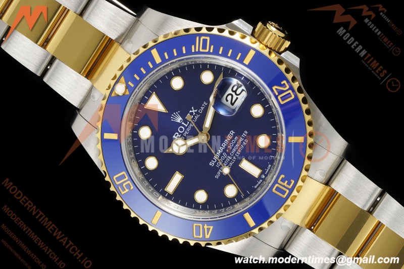 Rolex - Submariner 126613LB 904L 41mm YG/SS Blue THBF SH3235