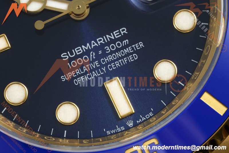Rolex - Submariner 126618LB 316L 41mm YG/YG Blue RSF A3235