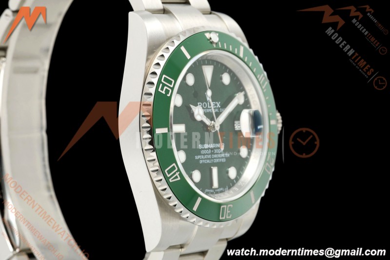 Rolex - Submariner Hulk 40mm 116610LV 316L SS/SS Green EWEF SH3135 | 롤렉스 - 서브마리너 헐크 40mm 116610LV 316L SS/SS 그린 EWEF SH3135