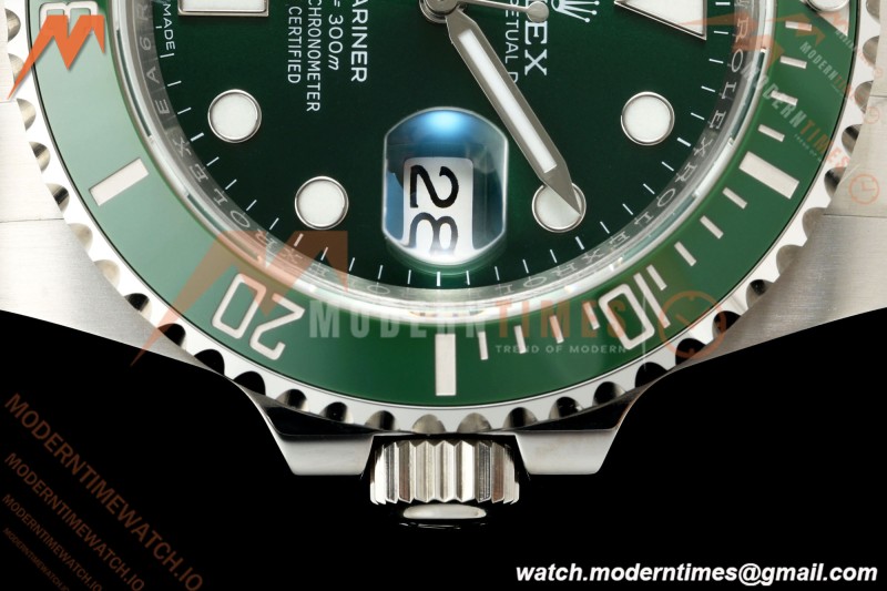 Rolex - Submariner Hulk 40mm 116610LV 316L SS/SS Green EWEF SH3135 | 롤렉스 - 서브마리너 헐크 40mm 116610LV 316L SS/SS 그린 EWEF SH3135