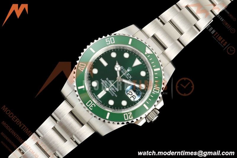Rolex - Submariner Hulk 40mm 116610LV 316L SS/SS Green EWEF SH3135 | 롤렉스 - 서브마리너 헐크 40mm 116610LV 316L SS/SS 그린 EWEF SH3135