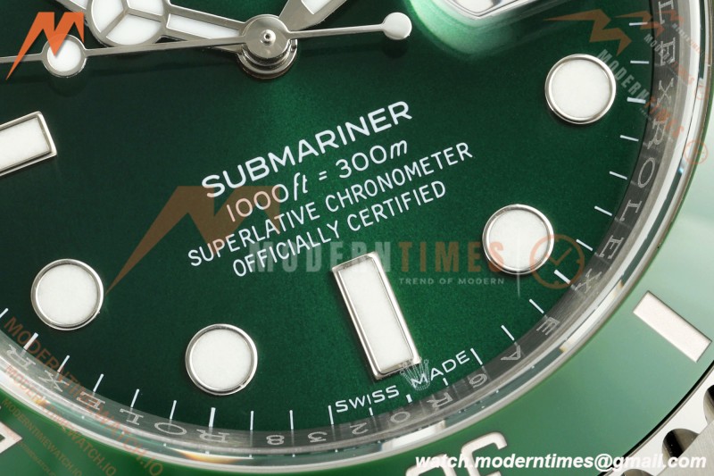 Rolex - Submariner Hulk 40mm 116610LV 316L SS/SS Green EWEF SH3135 | 롤렉스 - 서브마리너 헐크 40mm 116610LV 316L SS/SS 그린 EWEF SH3135