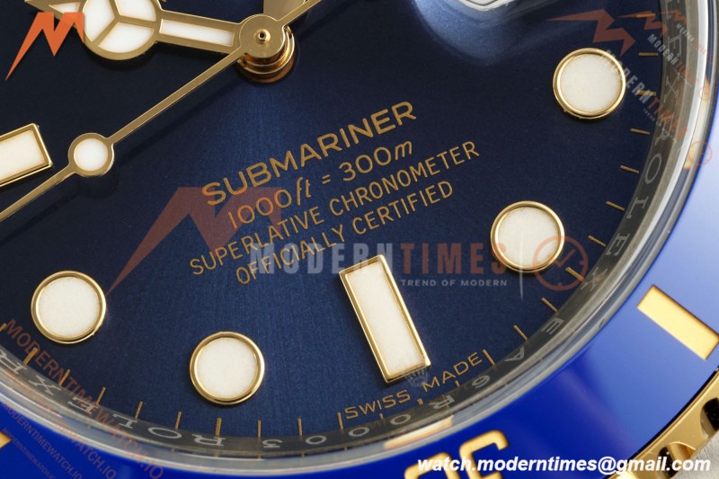 Rolex - Submariner 40mm 116613LB Bluesy 316L YG/SS Blue EWEF SH3135