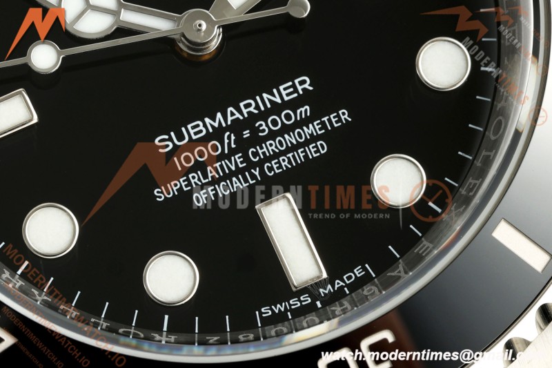 Rolex - Submariner No-Date 40mm 114060 316L SS/SS Black EWEF SH3130 | 롤렉스 - 서브마리너 노-데이트 40mm 114060 316L SS/SS 블랙 EWEF SH3130