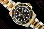 Rolex - Submariner 40mm 116613LN Gain Weight 904L YG/SS Black RCF DD3135