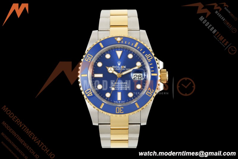 Rolex - Submariner 126613LB Gain Weight 41mm 904L YG/SS Blue RCF VR3235