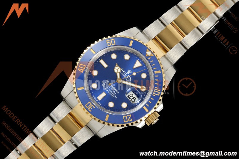 Rolex - Submariner 126613LB Gain Weight 41mm 904L YG/SS Blue RCF VR3235