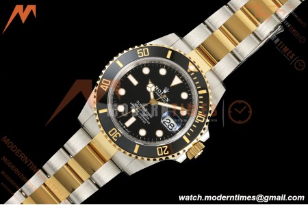 Rolex - Submariner 126613LN Gain Weight 41mm 904L YG/SS Black RCF VR3235