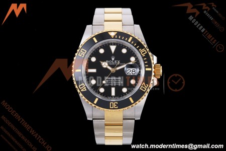 Rolex - Submariner 126613LN Gain Weight 41mm 904L YG/SS Black ARF DD3235