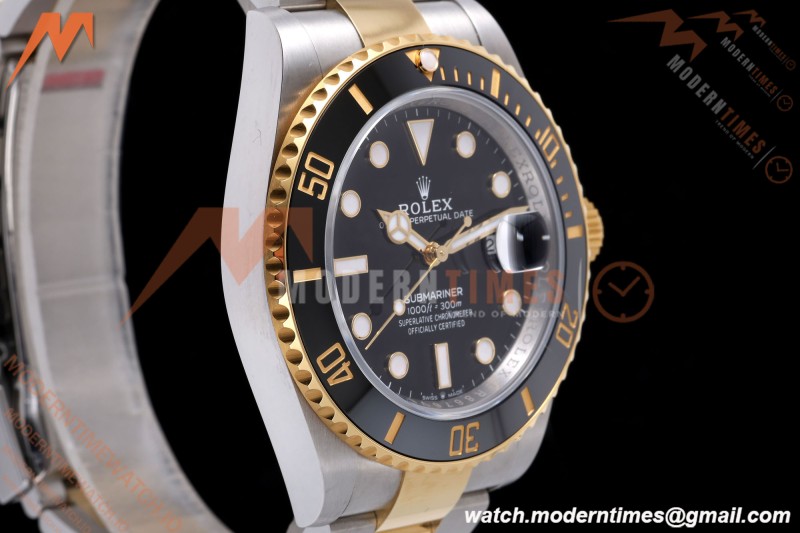 Rolex - Submariner 126613LN Gain Weight 41mm 904L YG/SS Black ARF DD3235