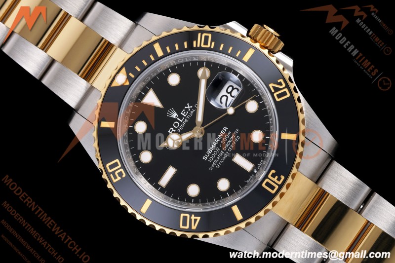 Rolex - Submariner 126613LN Gain Weight 41mm 904L YG/SS Black ARF DD3235