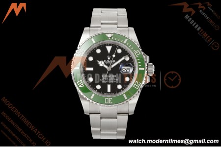 Rolex - Submariner 126610LV Kermit MK II 904L 41mm SS/SS Black ARF DD3235